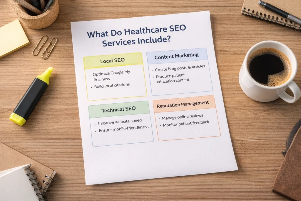 What Do Healthcare SEO Services Include?