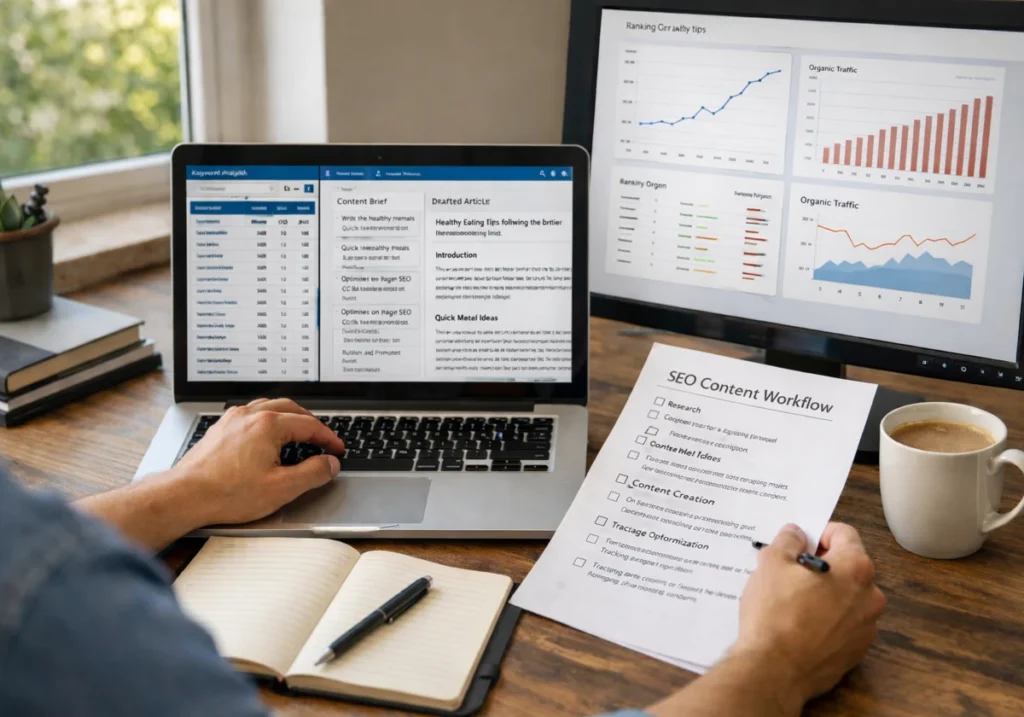 The Content Creation Process: From Research to Rankings