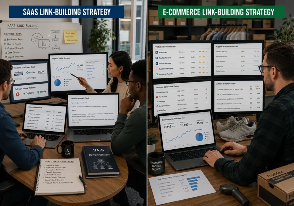 SaaS Link-Building, E-commerce Link-Building, and Niche Strategies